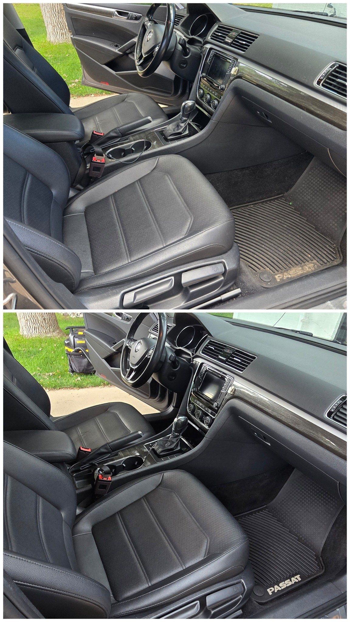 AK Detail front cabin before and after result